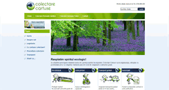 Desktop Screenshot of colectarecartuse.ro